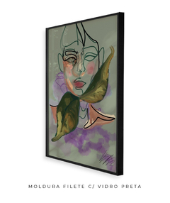 Quadro Arte Mulher Natureza