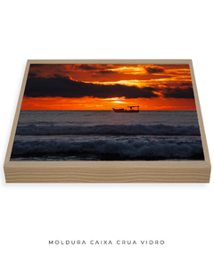 Quadro Barco Amanhecer Santinho