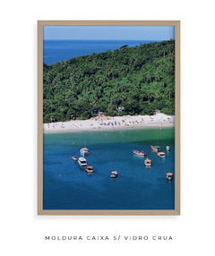 Imagem do Quadro Barcos e Praia Vista Aérea 01