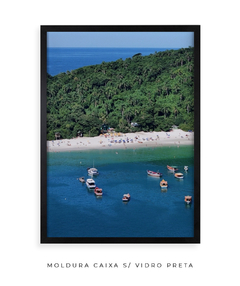 Quadro Barcos e Praia Vista Aérea 01 - Be decorart | Quadros Online