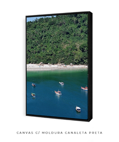 Quadro Barcos e Praia Vista Aérea 02 - Be decorart | Quadros Online