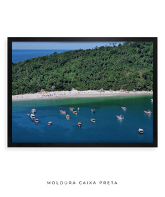 Quadro Barcos e Praia Vista Aérea - Be decorart | Quadros Online