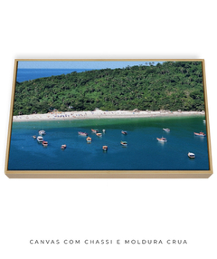 Quadro Barcos e Praia Vista Aérea - comprar online