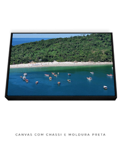 Quadro Barcos e Praia Vista Aérea - Be decorart | Quadros Online