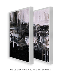 Quadro Dupla Arte Black - Be decorart | Quadros Online