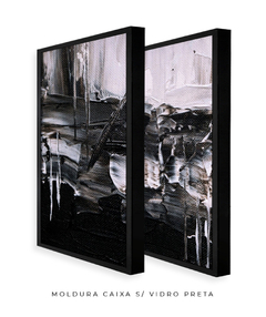 Quadro Dupla Arte Black - Be decorart | Quadros Online