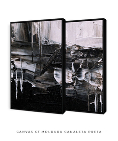 Quadro Dupla Arte Black - Be decorart | Quadros Online