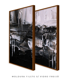 Quadro Dupla Arte Black - Be decorart | Quadros Online