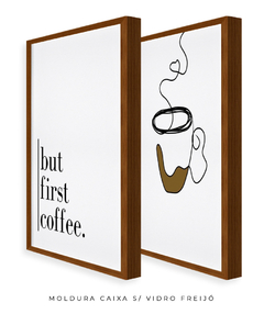 Quadro Dupla Coffee - comprar online