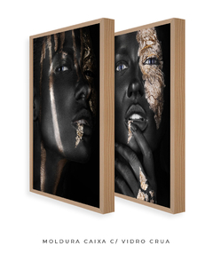 Quadro Dupla Mulher Crepe - comprar online