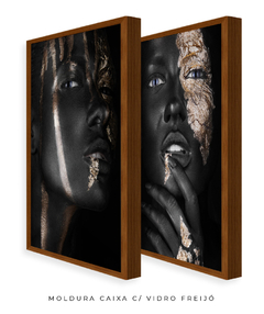 Quadro Dupla Mulher Crepe - Be decorart | Quadros Online