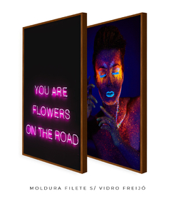 Quadro Dupla neon - Be decorart | Quadros Online