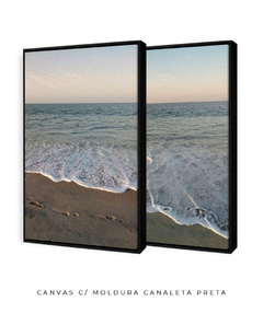 Quadro Dupla Praia Tranquila - Be decorart | Quadros Online