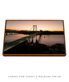 Quadro Entardecer na Ponte na internet