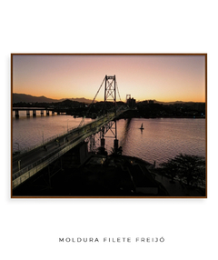 Quadro Entardecer na Ponte - Be decorart | Quadros Online