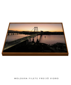 Quadro Entardecer na Ponte - loja online