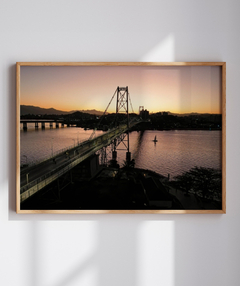 Quadro Entardecer na Ponte