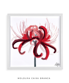 Quadro Essência Escarlate Vermelho - Be decorart | Quadros Online