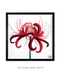 Quadro Essência Escarlate Vermelho - Be decorart | Quadros Online