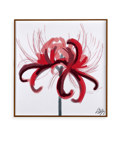 Quadro Essência Escarlate Vermelho - Be decorart | Quadros Online