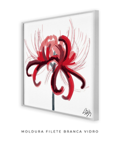 Quadro Essência Escarlate Vermelho