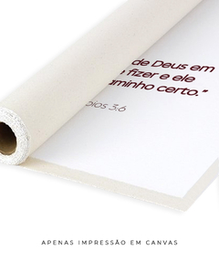 Quadro Frase Bíblica Pv 3:6 - Be decorart | Quadros Online