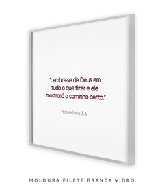 Imagem do Quadro Frase Bíblica Pv 3:6