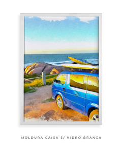 Quadro Kombi Surf Aquarela - Be decorart | Quadros Online