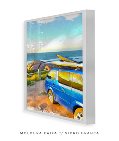 Quadro Kombi Surf Aquarela - loja online