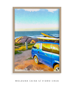 Imagem do Quadro Kombi Surf Aquarela