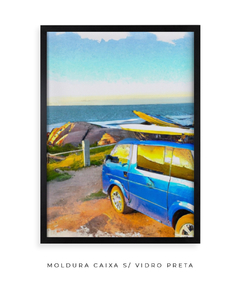 Quadro Kombi Surf Aquarela - Be decorart | Quadros Online