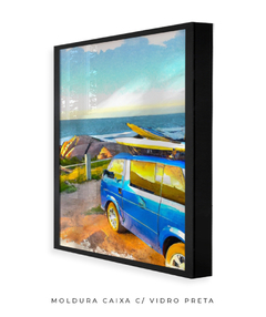 Quadro Kombi Surf Aquarela - loja online