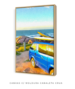 Quadro Kombi Surf Aquarela - comprar online