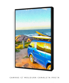 Quadro Kombi Surf Aquarela - Be decorart | Quadros Online