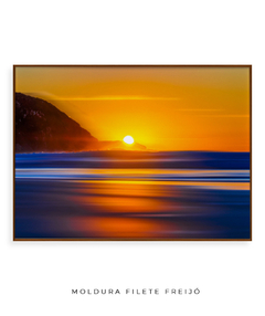 Quadro Nascer do Sol Praia do Santinho - Be decorart | Quadros Online