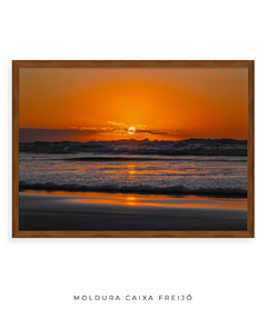 Quadro Nascer do Sol Praia Santinho - comprar online