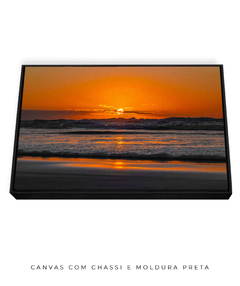 Quadro Nascer do Sol Praia Santinho - Be decorart | Quadros Online