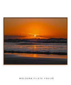 Quadro Nascer do Sol Praia Santinho - Be decorart | Quadros Online