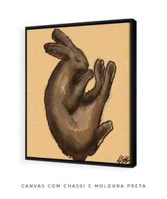 Quadro O Guardião da Paz Coelho - Be decorart | Quadros Online