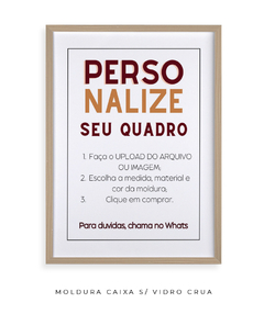 Imagem do Quadro Personalizado Paspatur Retangular