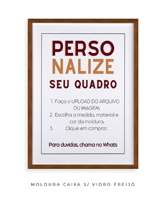 Quadro Personalizado Paspatur Retangular - comprar online