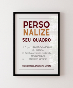 Quadro Personalizado Paspatur Retangular