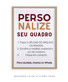 Quadro Personalizado Retangular - Be decorart | Quadros Online