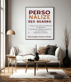 Imagem do Quadro Personalizado Retangular