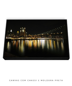 Quadro Ponte de Manhattan Brooklyn NY - Be decorart | Quadros Online