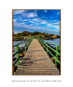 Quadro Ponte Praia da Armação - Be decorart | Quadros Online