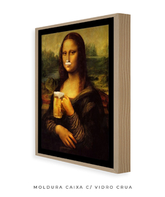 Quadro Retrô Monalisa Chopp