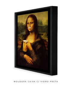 Quadro Retrô Monalisa Chopp - loja online