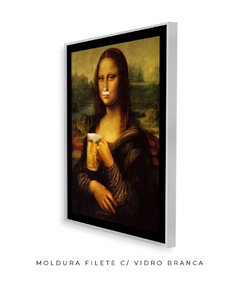 Quadro Retrô Monalisa Chopp