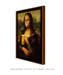 Quadro Retrô Monalisa Chopp - loja online